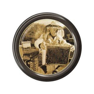 Paczka DUŻYCH nakrętek na słoiki z miodem (50szt) - wzór ND92