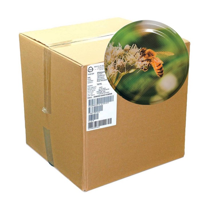 Karton zbiorczy (740 szt.) dużych nakrętek - wzór KND96