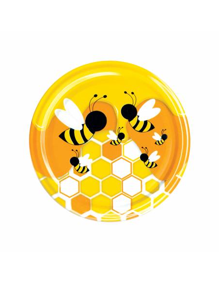 Paczka MAŁYCH nakrętek na słoiki z miodem (50szt) - wzór NM80