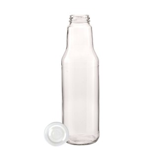 Butelka sok 750 ml + nakrętka biała