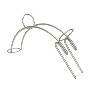 Uchwyt nierdzewny na węża FI 50 do zbiornika o grubości ściany do 25 mm - wzór W32601