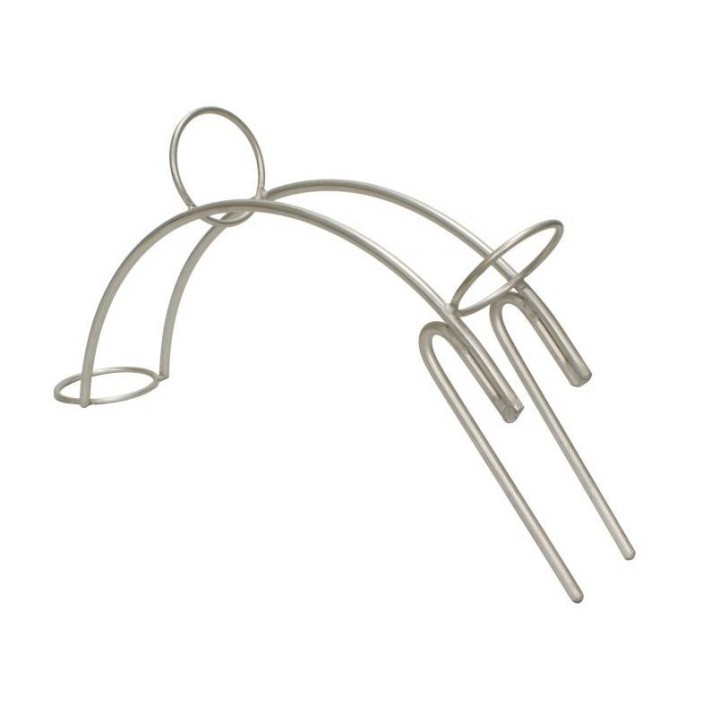 Uchwyt nierdzewny na węża FI 50 do zbiornika o grubości ściany do 25 mm - wzór W32601