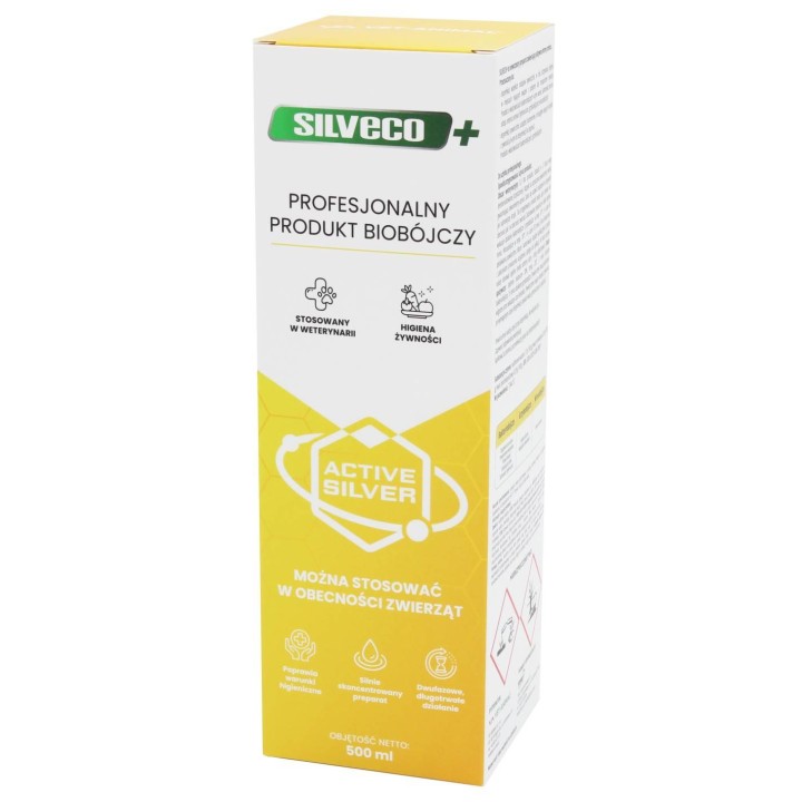 SILVECO+ 500ml środek do dezynfekcji, który skutecznie zwalcza grzyby i bakterie - VITA21