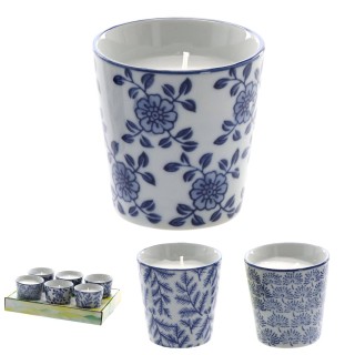 ŚWIECZKA DEKORACYJNA CITRONELLA "LORIS" 7,5 X 7,5 cm- INA7454