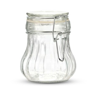 Słoiczek 180 ml okrągły z zapięciem mechanicznym  (1szt) - wzór IDE8079