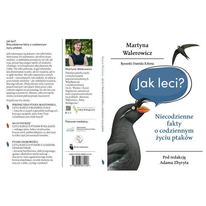 Książka o ptakach „Jak leci?” – ciekawostki o życiu ptaków M. Walerowicz