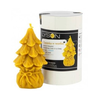 Silikonowa forma na świece - Choinka w worku - wzór FS554