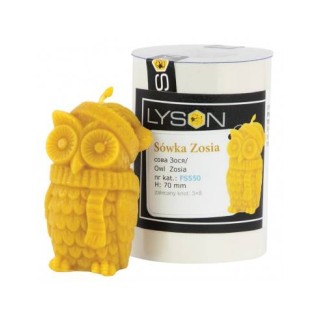 Silikonowa forma na świece - Sówka Zosia - wzór FS550