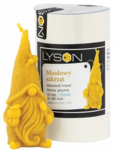 Silikonowa forma na świece - Miodowy skrzat - wzór FS548