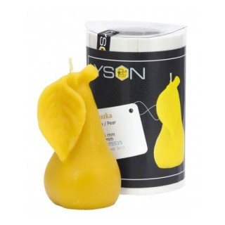 Silikonowa forma na świece - Gruszka - wzór FS535