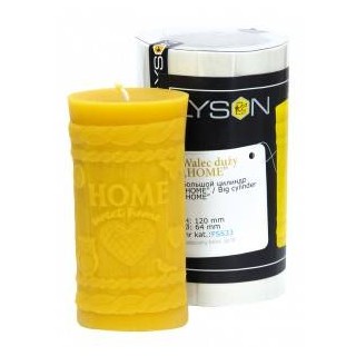 Silikonowa forma na świece - Walec duży "HOME" - wzór FS533