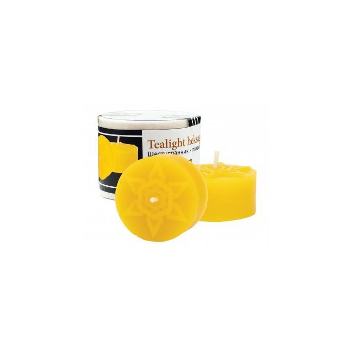 Silikonowa forma na świecę - Tealight heksagon - wzór FS504