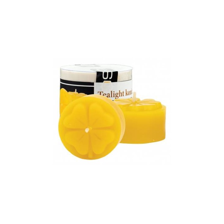 Silikonowa forma na świece - Tealight koniczyna - wzór FS503