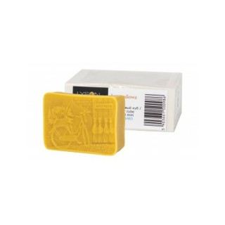 Silikonowa forma na świece - Lawendowa kostka - wzór FS483