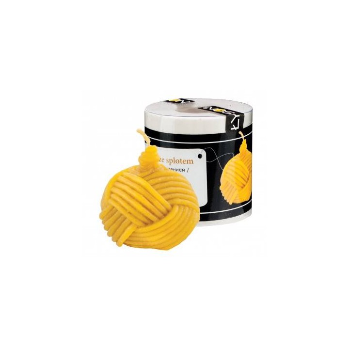 Silikonowa forma na świece - Bombka ze splotem - wzór FS477