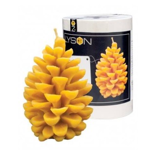 Silikonowa forma na świece - Szyszka premium - wzór FS461