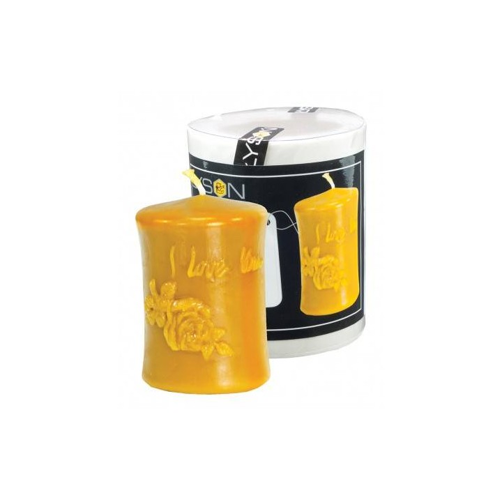 Silikonowa forma na świece - Świeca " I LOVE YOU" - wzór FS440