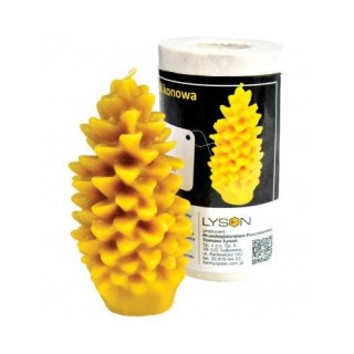 Silikonowa forma na świece - Szyszka duża - wzór FS01