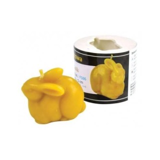 Silikonowa forma na świece - Królik - wzór FS86