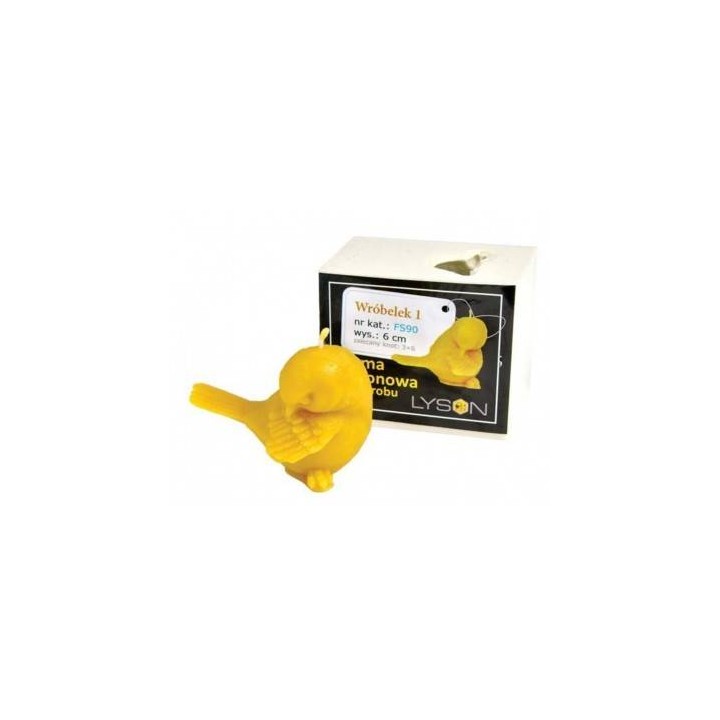 Silikonowa forma na świece - Wróbelek 1 - wzór FS90