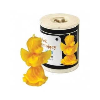 Silikonowa forma na świece - Aniołek z lirą stojący -  wzór F155