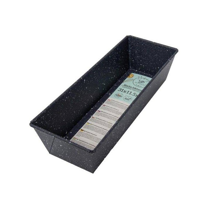 BRYTFANNA BLACHA DO PIECZENIA FORMA DO CIASTA N/P 31X11 MARM 0835