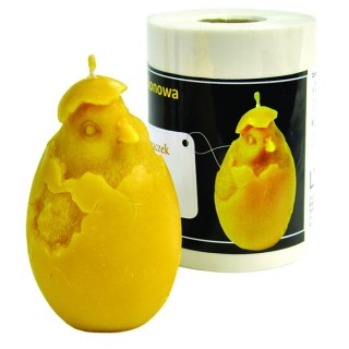 Silikonowa forma na świece "Kurczaczek w jajku" - wzór FS74