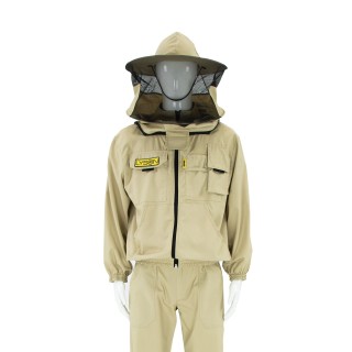 Bluza pszczelarska rozpinana z kapeluszem - M6024