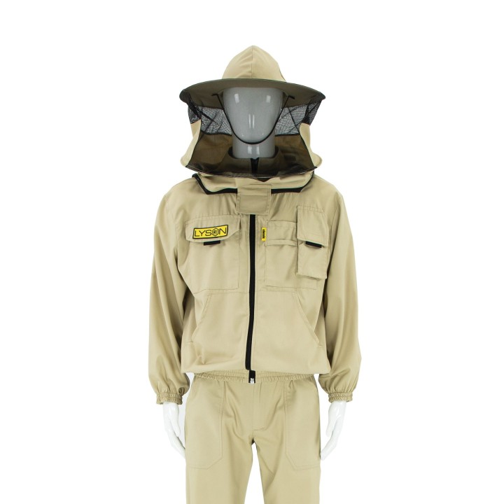 Bluza pszczelarska rozpinana z kapeluszem - M6024