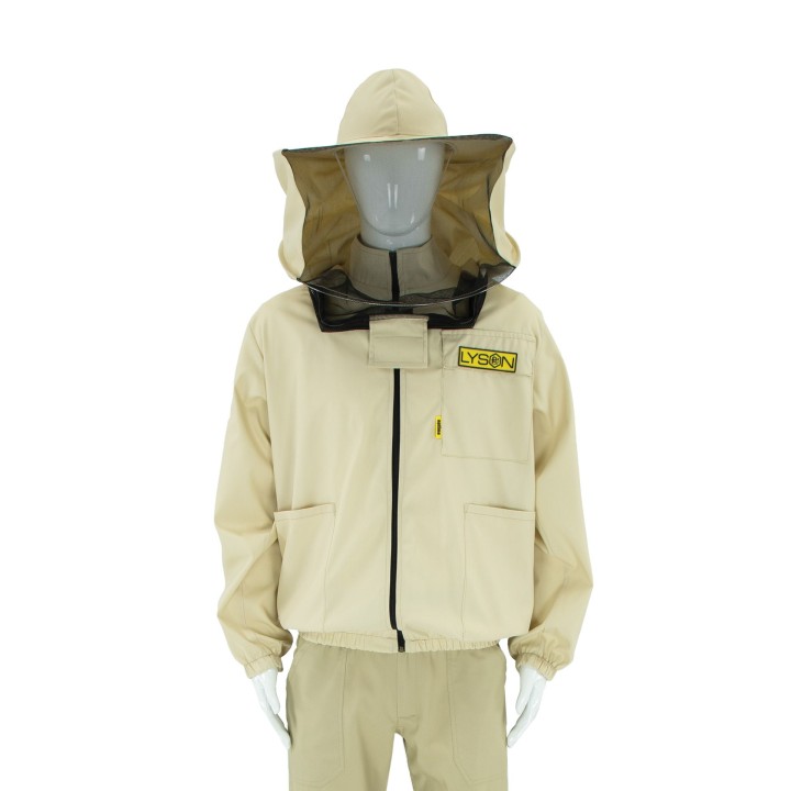 Bluza pszczelarska rozpinana z kapeluszem Optima -  M6058