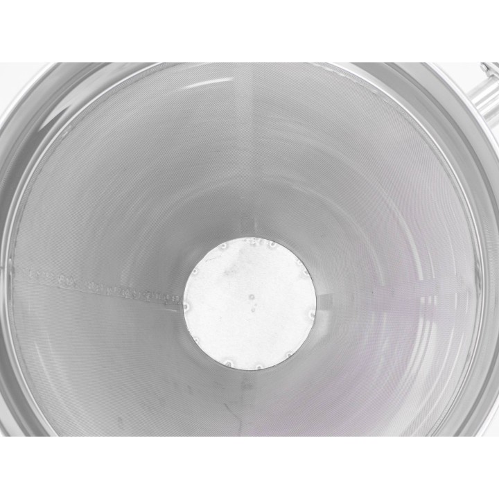 Odstojnik nierdzewny 100 l z sitem stożkowym