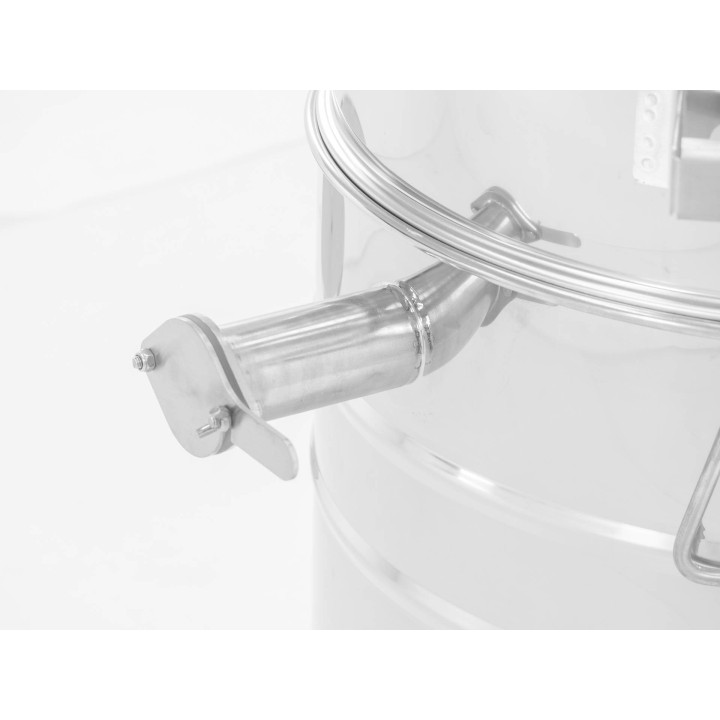 Odstojnik nierdzewny 100 l z sitem stożkowym