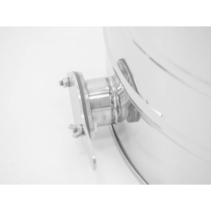 Odstojnik nierdzewny 100 l z sitem stożkowym