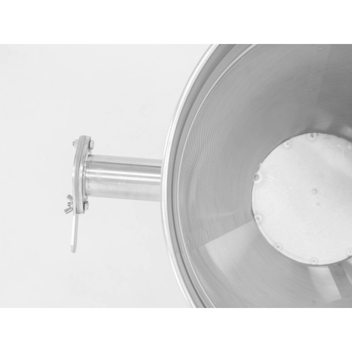 Odstojnik nierdzewny 70 l z sitem stożkowym