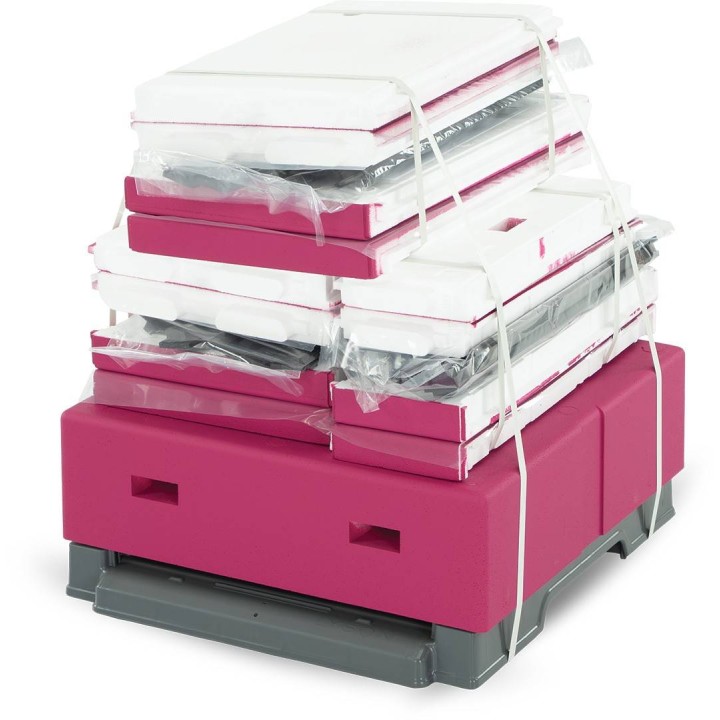 Ul wielkopolski OPTIMA, ciemnoróżowy, nieskręcony