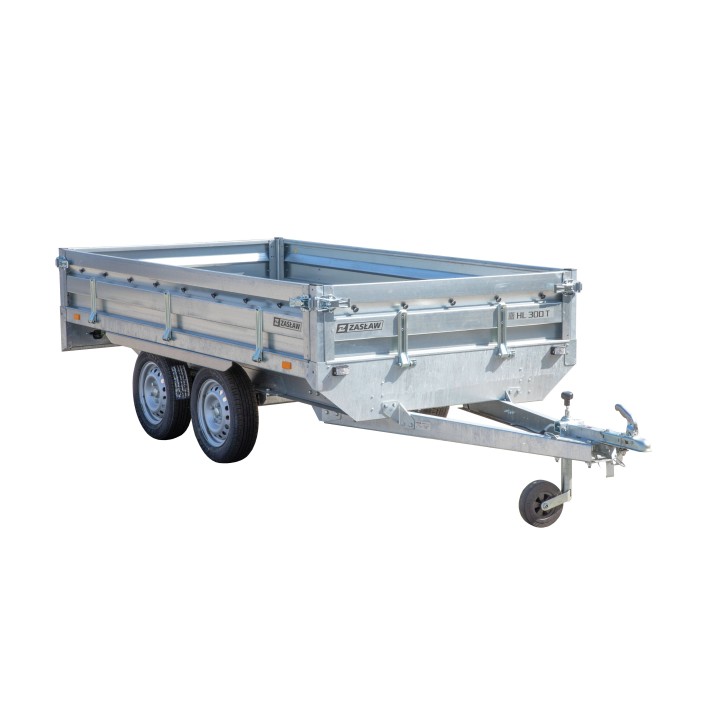 Przyczepa do transportu uli z burtami