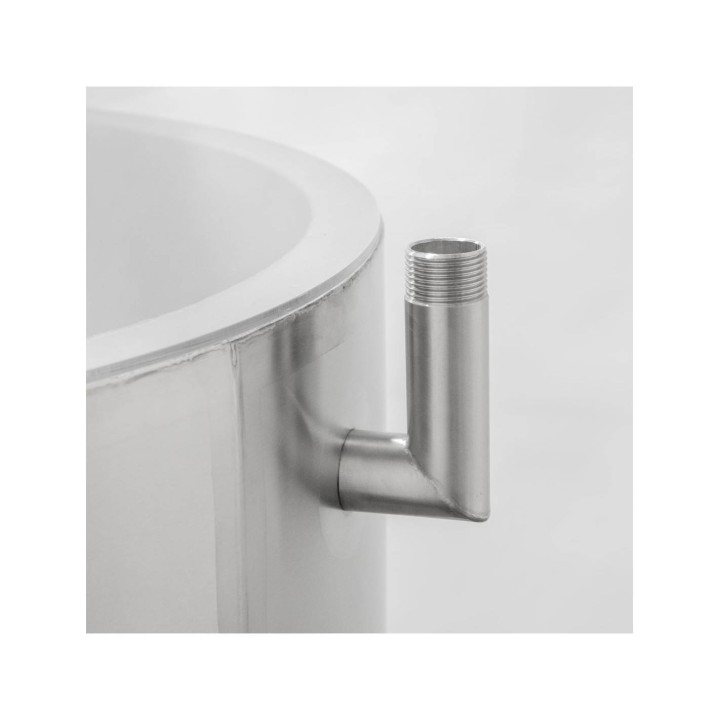 Odstojnik z płaszczem grzewczym, wodnym, do standaryzacji miodu lub mieszania syropu, 400 l (grzanie 400V / napęd 230V)