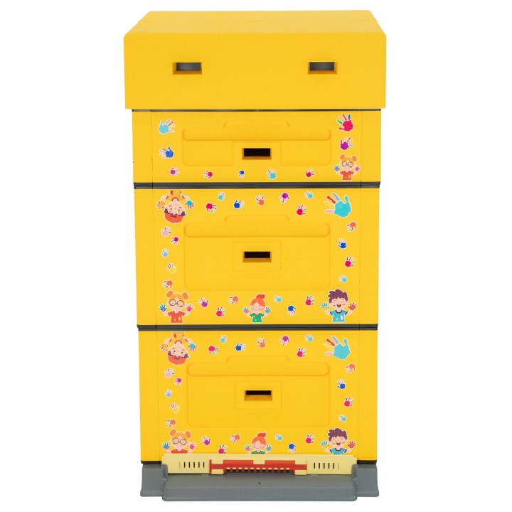 Ul wielkopolski OPTIMA, żółty, nadruk - dzieci, nieskręcony