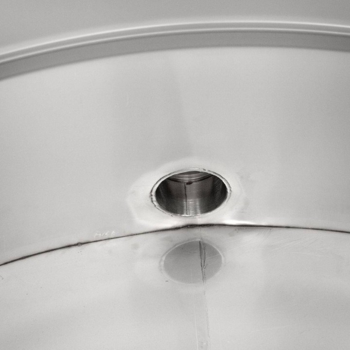 Odstojnik nierdzewny 1000 kg, zawór kulowy 2"