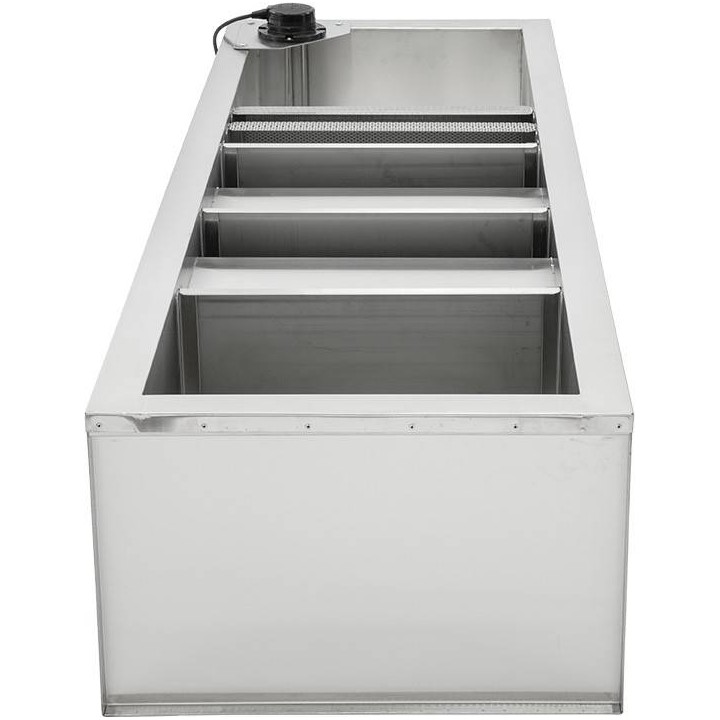 Odstojnik do miodu z sitem kaskadowym z pokrywą, z elektronicznym czujnikiem poziomu miodu