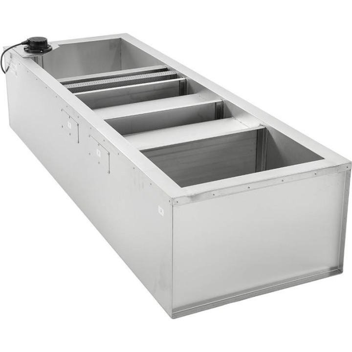 Odstojnik do miodu z sitem kaskadowym z pokrywą, z elektronicznym czujnikiem poziomu miodu