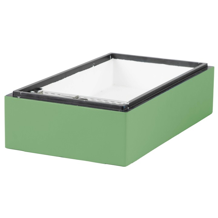 Powałko-podkarmiaczka, Dadant, 6-ramkowa, zielona-seledyn