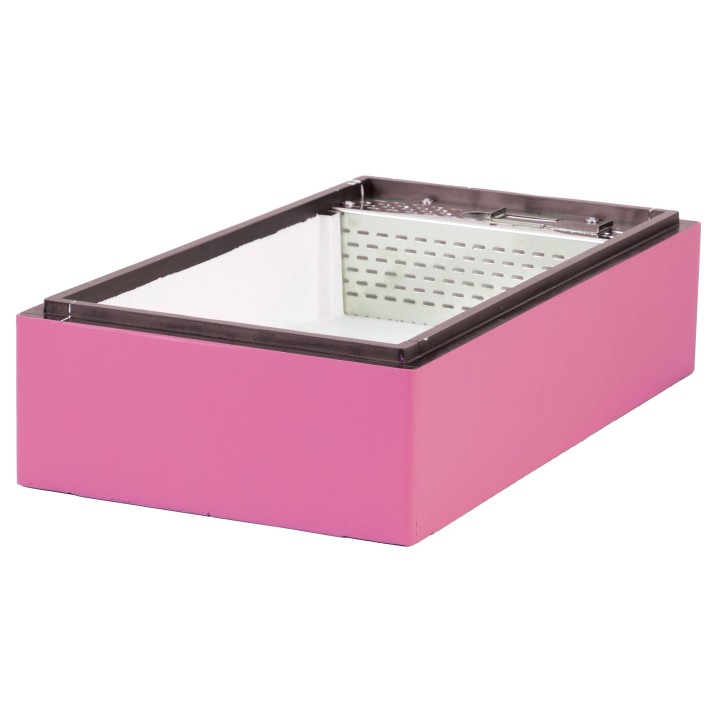 Powałko-podkarmiaczka, Dadant, 6-ramkowa, różowa