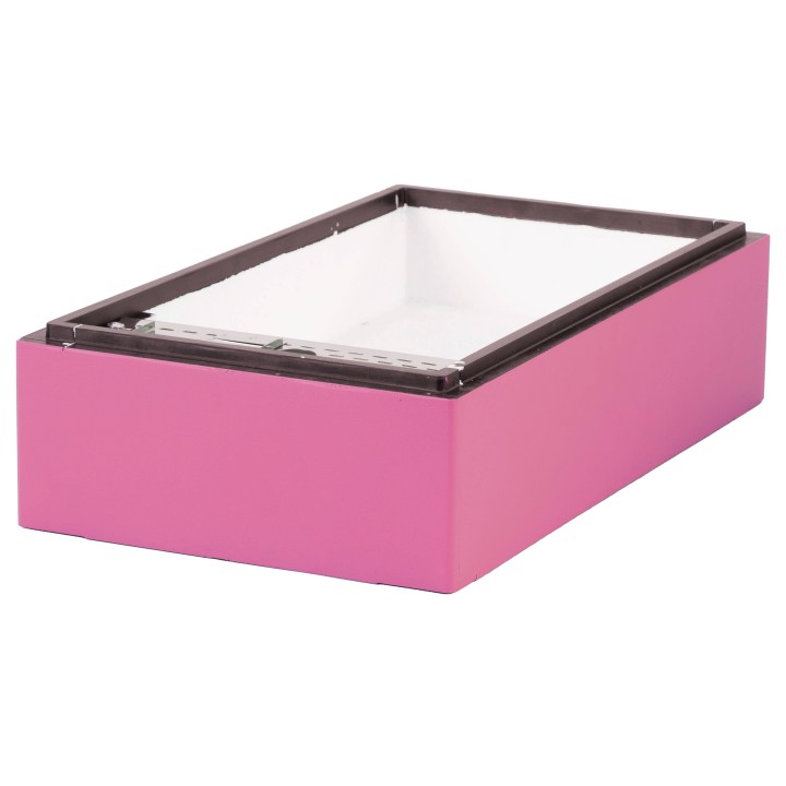 Powałko-podkarmiaczka, Dadant, 6-ramkowa, różowa