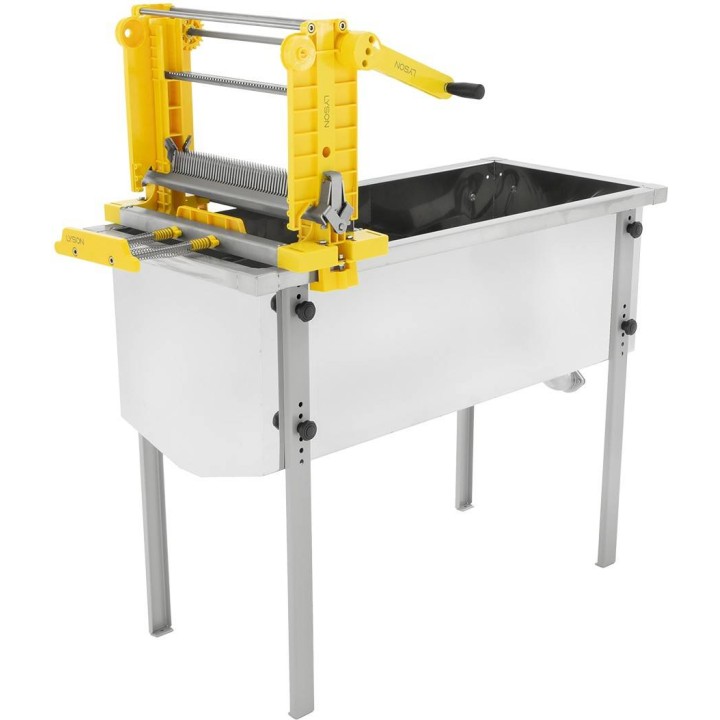 Stół do odsklepiania pionowy ręczny, plastikowy, nakładkowy, stół Optima 1000 mm, 1/2 WL