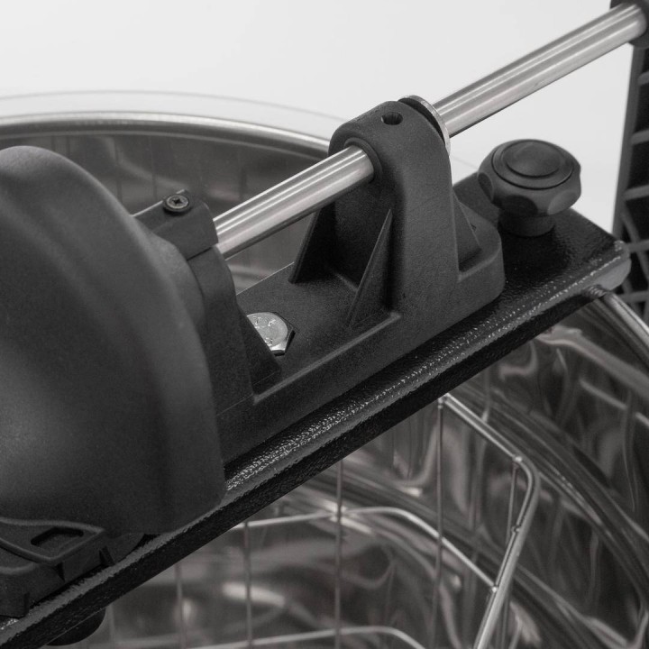 Miodarka diagonalna 3-ramkowa, Ramka: LN, OS, AP, WL ½, D ½, Ø400 mm, ręczna, napęd plastikowy – BASIC - W234BBN_NP