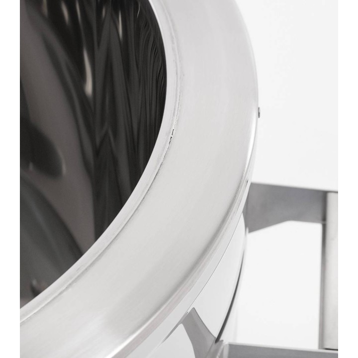 Odstojnik nierdzewny z płaszczem grzewczym 100 l / ~140 kg, 230V, zawór nierdzewny 6/4", stożkowe dno – PREMIUM