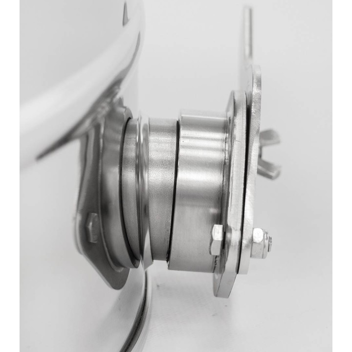 Odstojnik nierdzewny z płaszczem grzewczym 50l, 230V, zawór nierdzewny 6/4'', dno stożkowe - PREMIUM