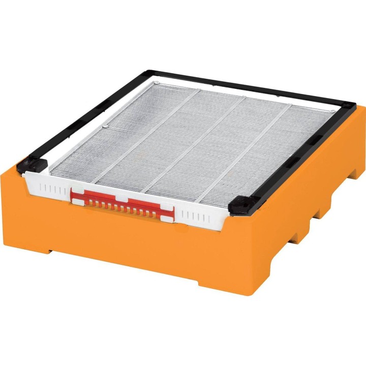 Dennica wysoka higieniczna Dadant, LN, AP, WL 12-ramk. malowana (pomarańczowa) - PREMIUM - W102200T_POM