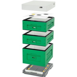 Ul Dadant OPTIMA, malowany (ciemnozielony), nieskręcony